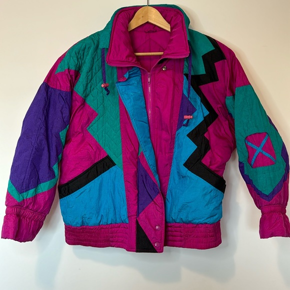 Vintage 80s Puffer Jacket - Picture 1 of 6